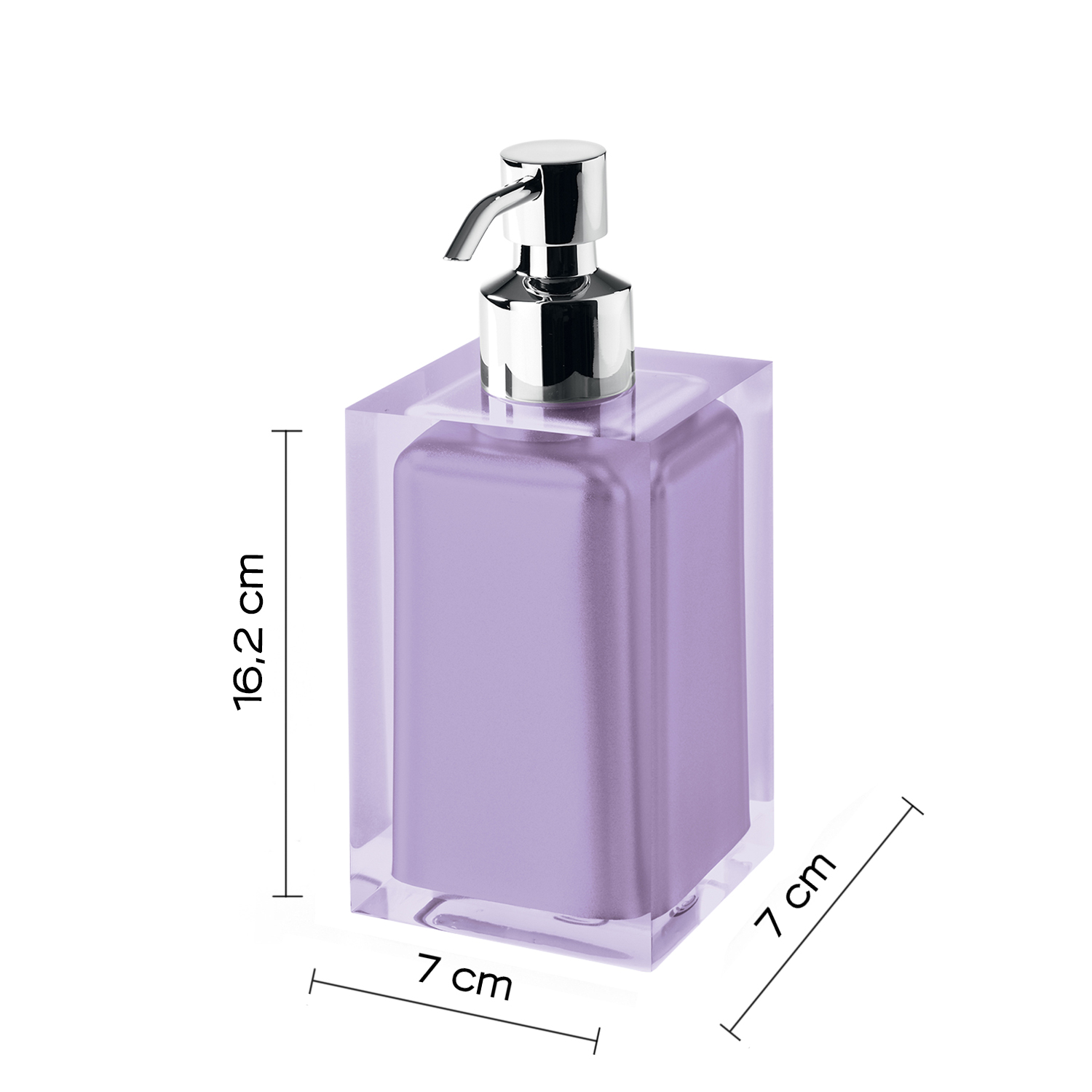 gedy-rainbow-distributeur-de-savon-lilas-poser image 2