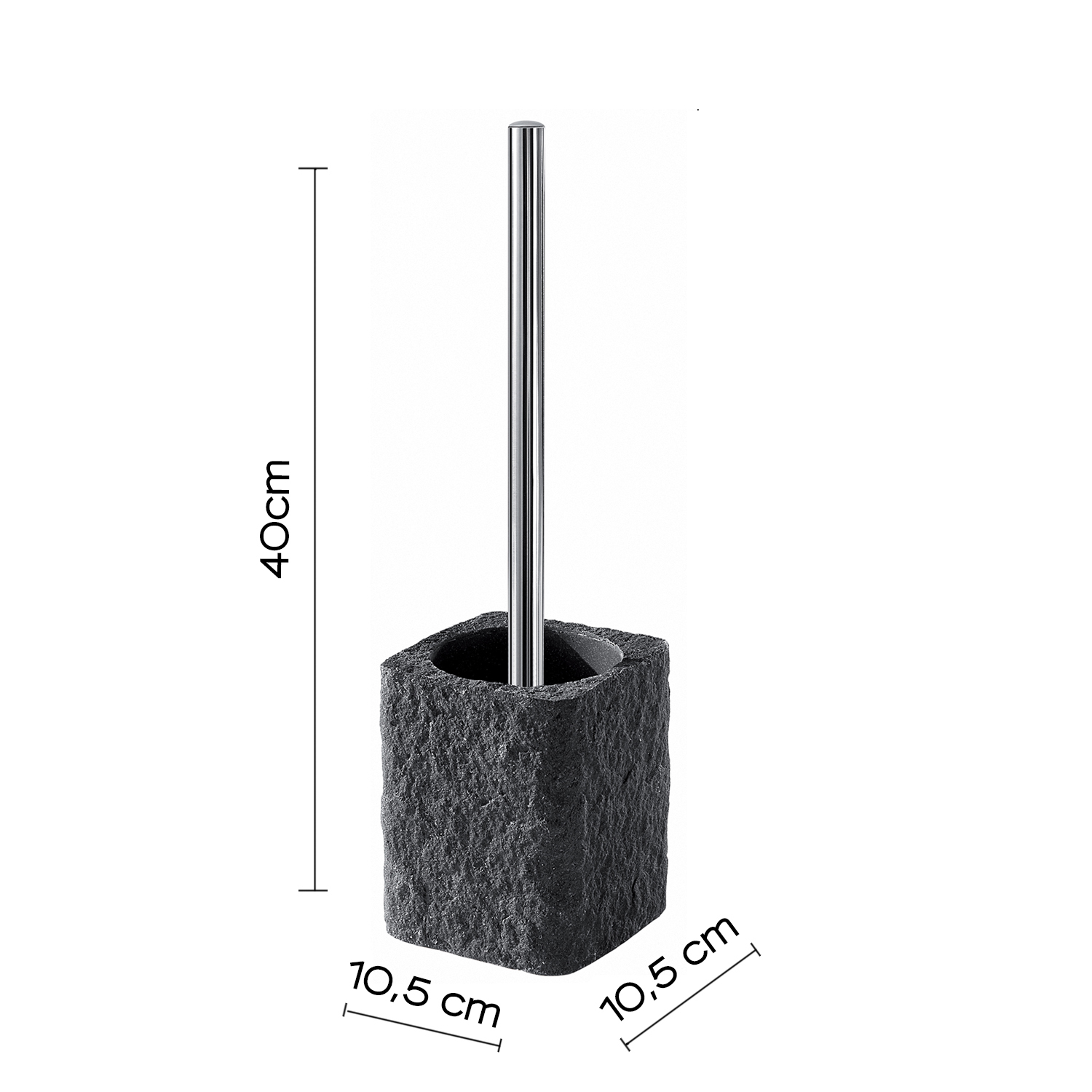 gedy-aries-porte-brosse-wc-anthracite image 2