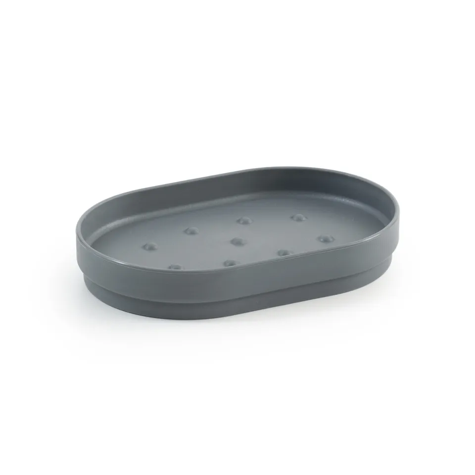 gedy-sharon-porte-savon-gris-mat-poser image 1