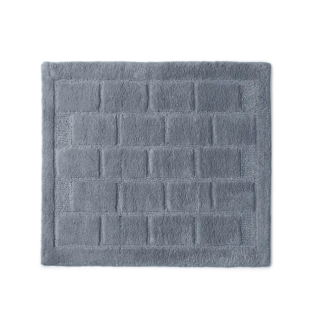gedy-tile-tapis-de-bain-gris-50x50-antid-rapant image 1