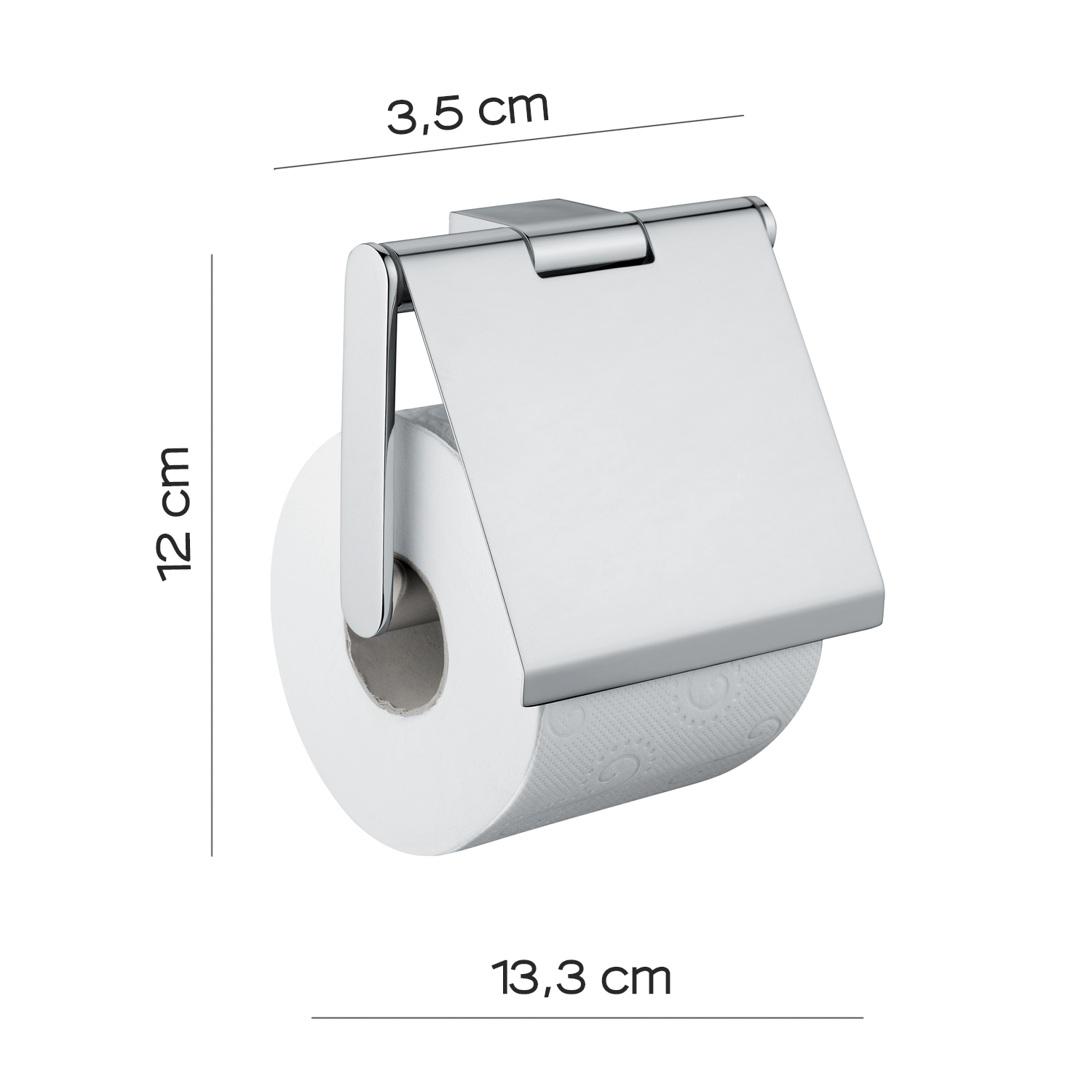 gedy-canarie-porte-rouleau-wc-chrome-avec-couvercle image 2