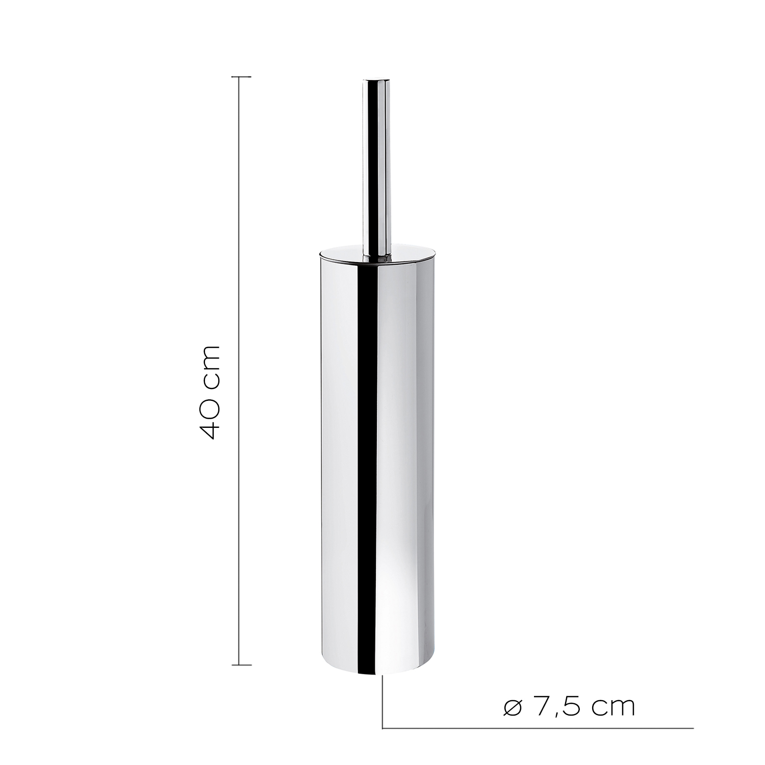 gedy-edera-plus-porte-brosse-wc-poli-brosse-incluse image 2