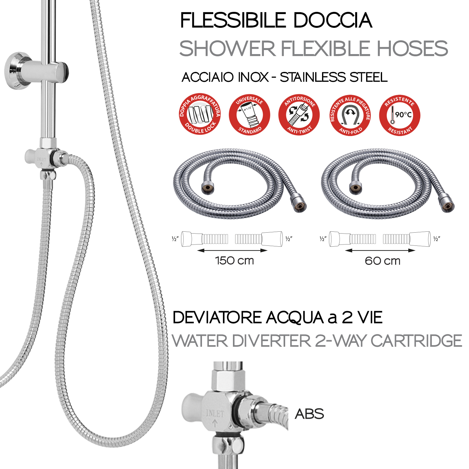 gedy-easy-02-colonne-de-douche-chrome-r-glable image 5