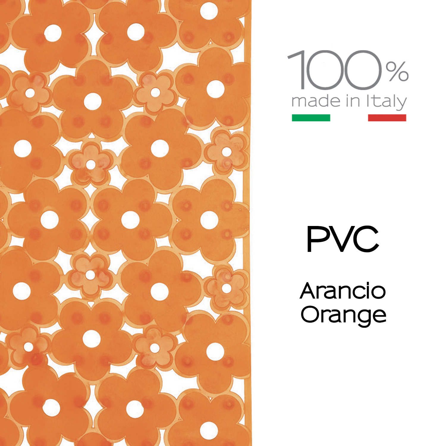gedy-margherita-tapis-de-douche-53x53-cm-orange-transparent image 5