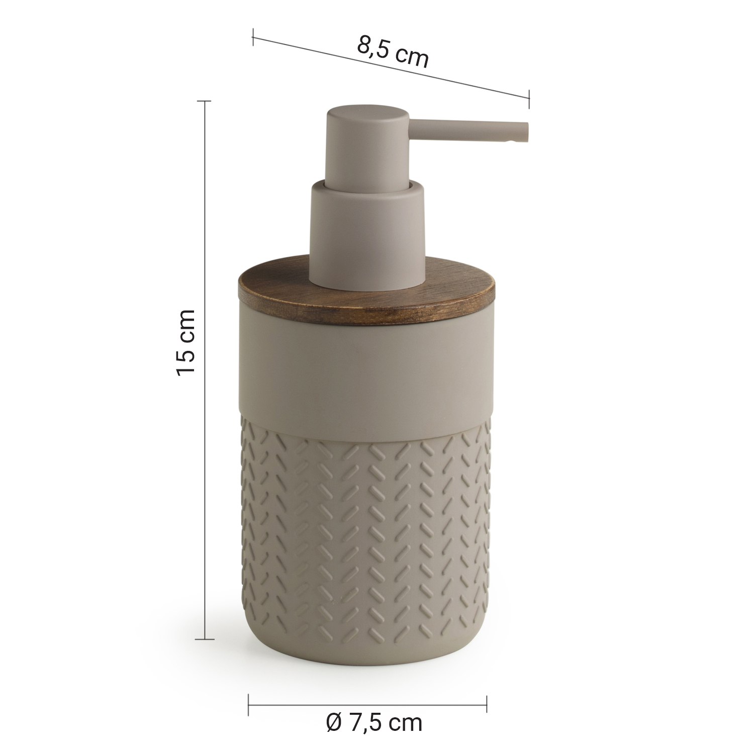 gedy-thea-distributeur-savon-gris-fonc image 2