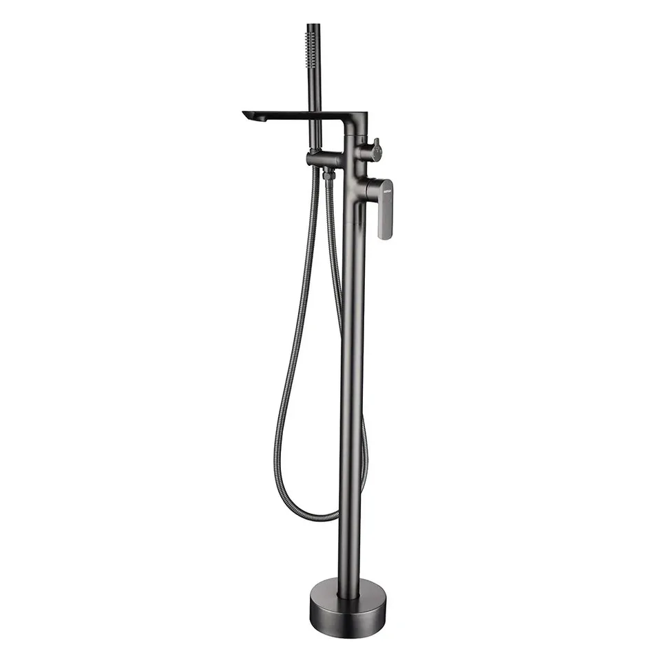 hudor-pernesse-robinet-baignoire-sur-pied-gun-metal image 1