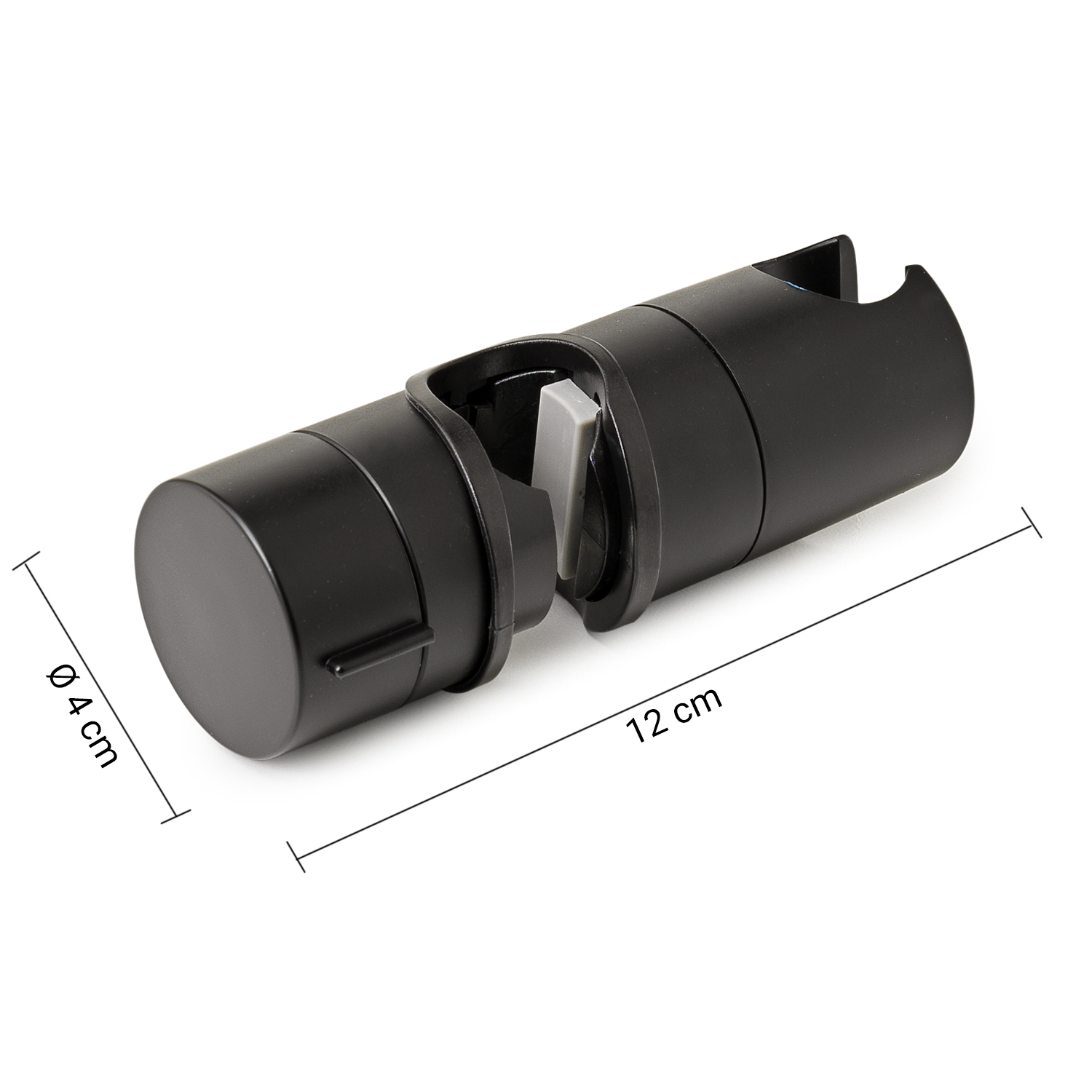 gedy-slider-05-support-douchette-noir-mat image 2