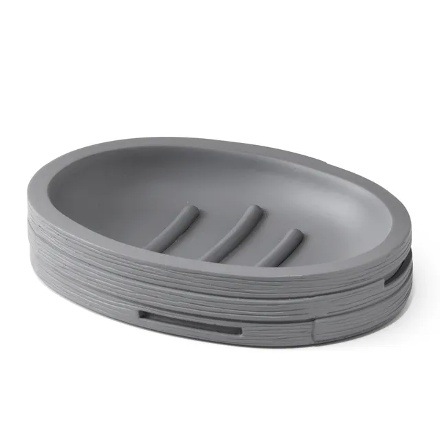 gedy-helen-porte-savon-poser-gris image 1