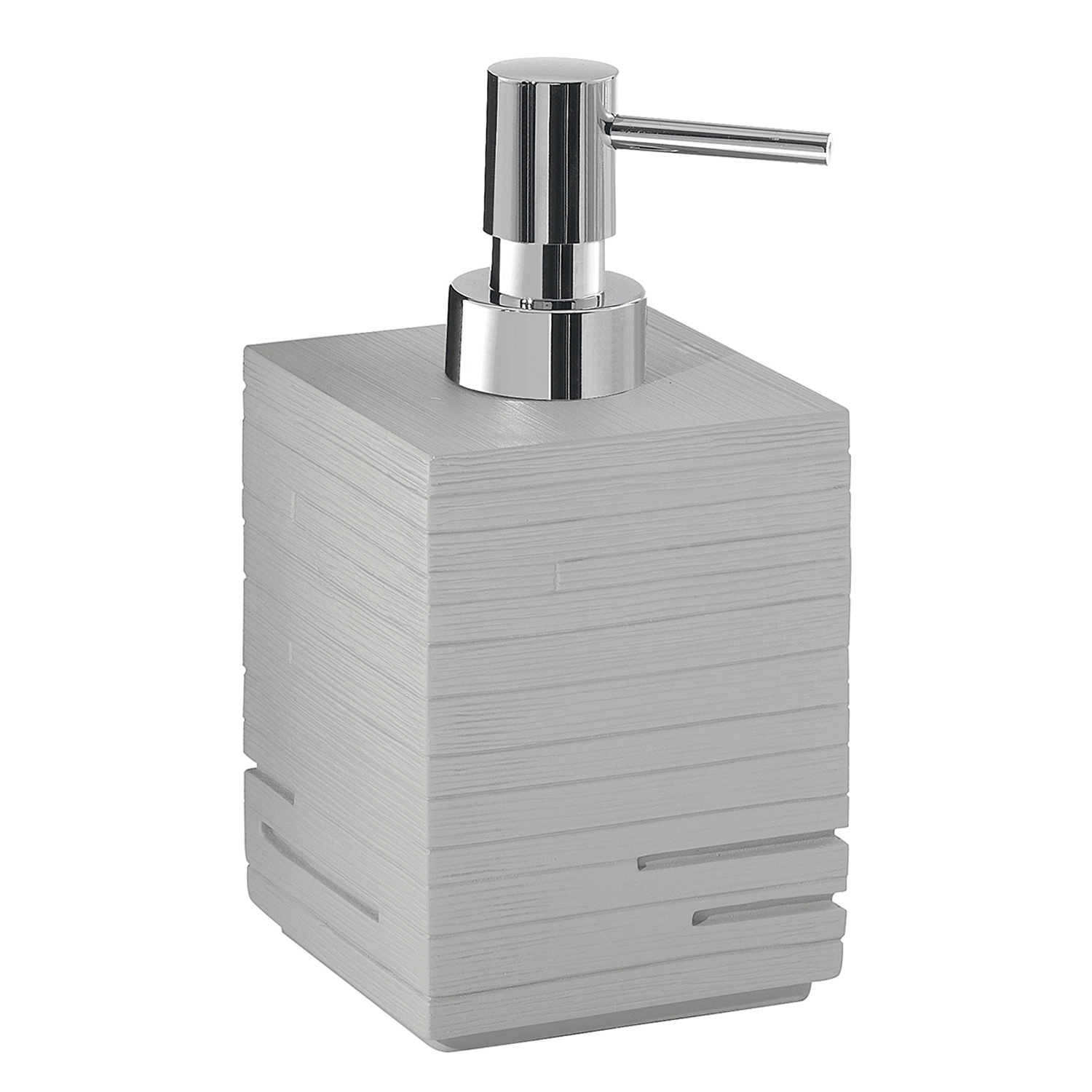 gedy-quadrotto-distributeur-de-savon-gris-poser image 1