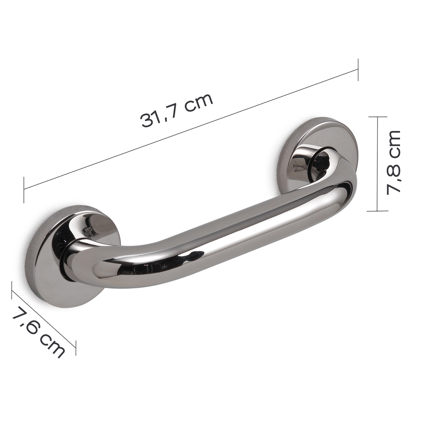 gedy-project-barre-d-appui-24-cm-poli image 2