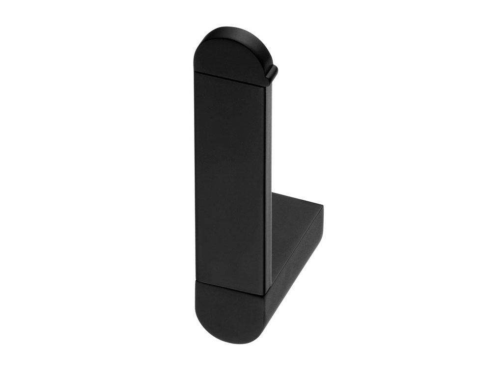 bisk-futura-black-porte-papier-toilette-mural-recharge-noir image 1