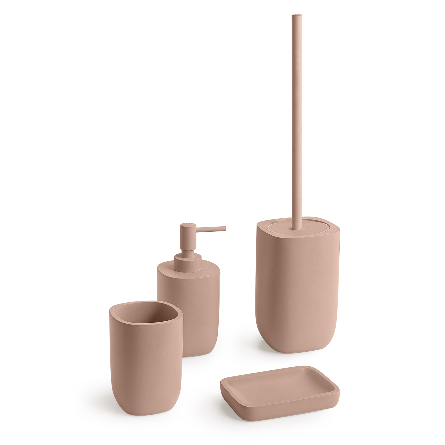 gedy-ylenia-distributeur-savon-rose-mat-poser image 3