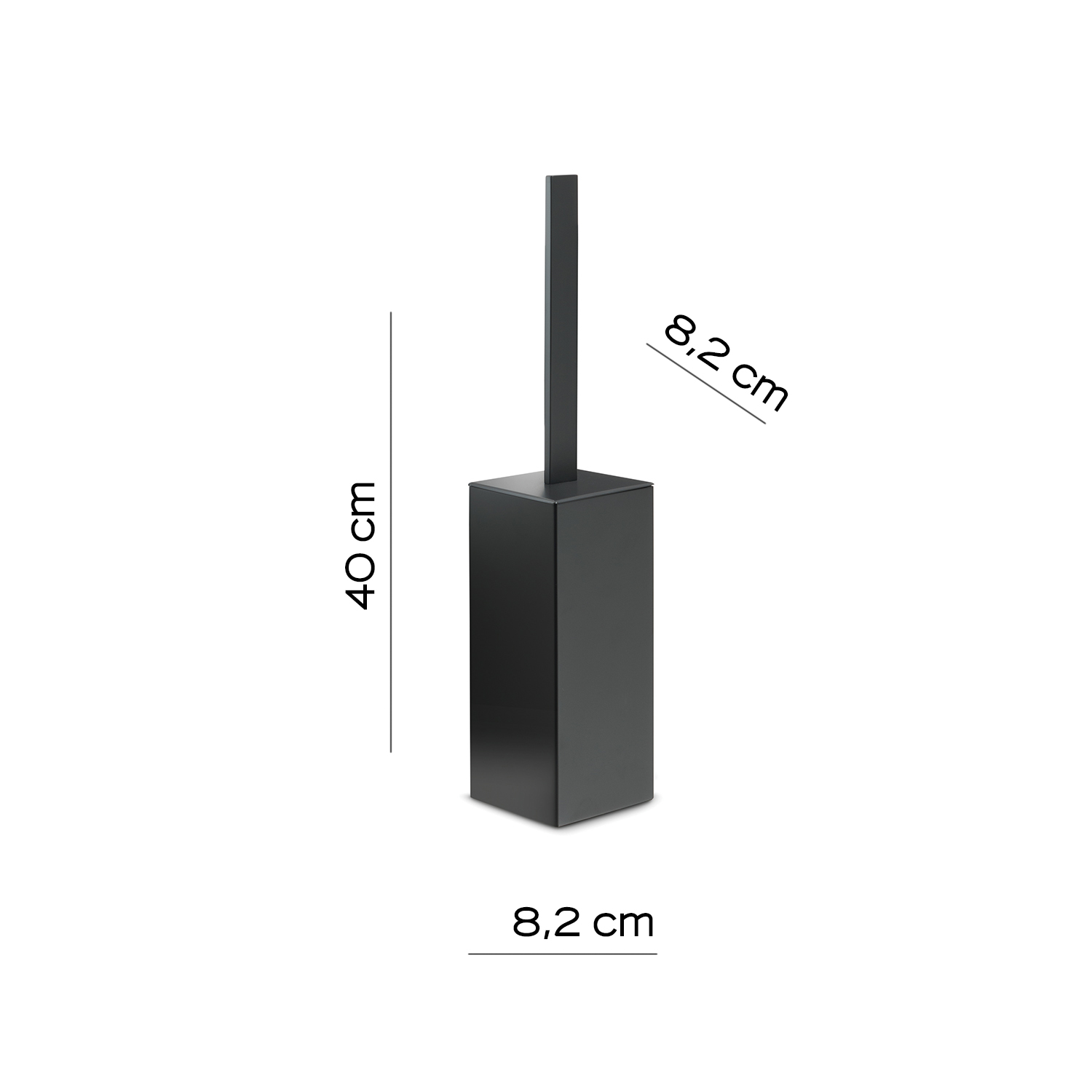 gedy-lounge-porte-brosse-wc-noir-mat-3 image 3