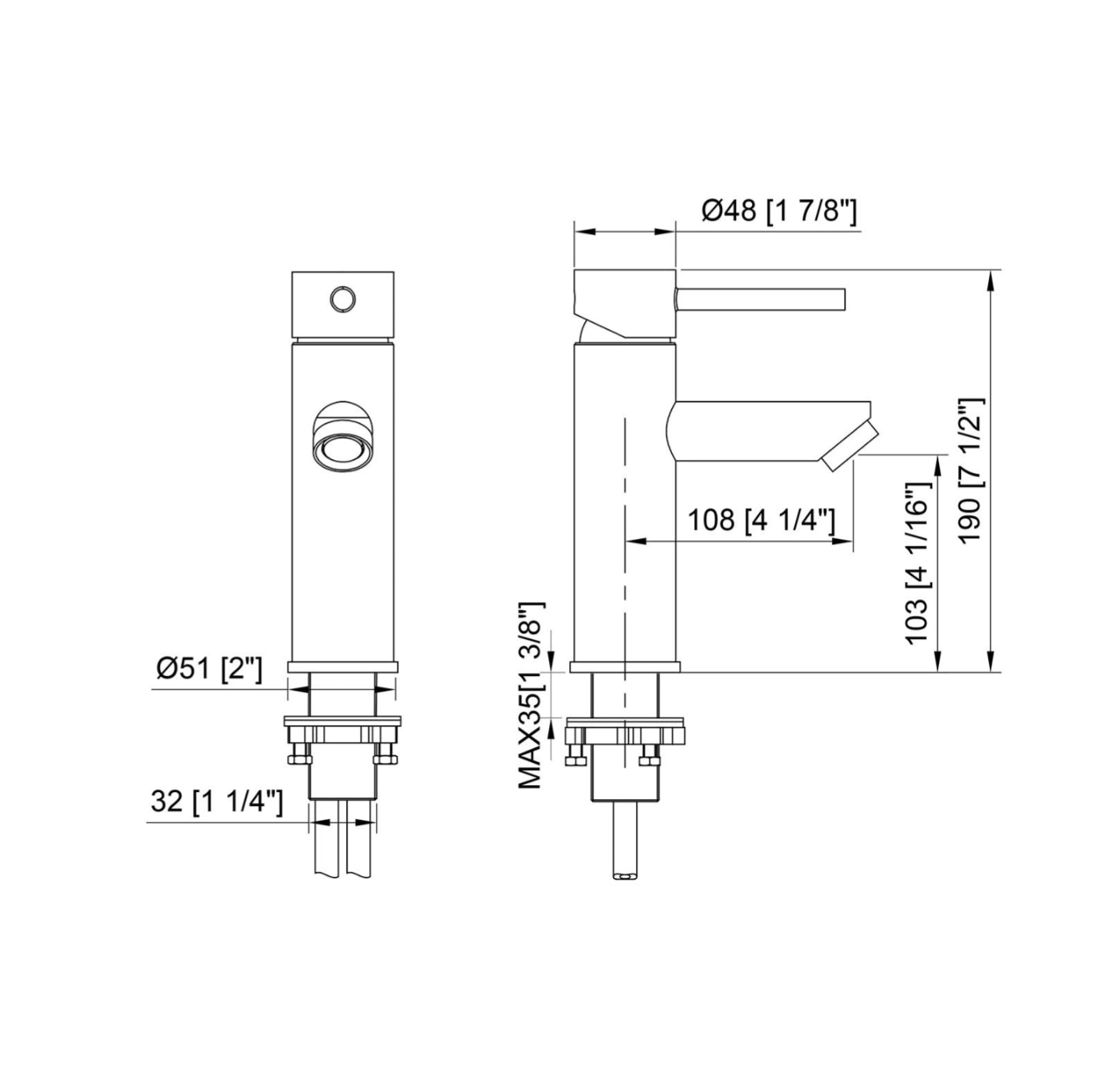 hudor-rymanthe-mitigeur-lavabo-chrom-laiton image 4