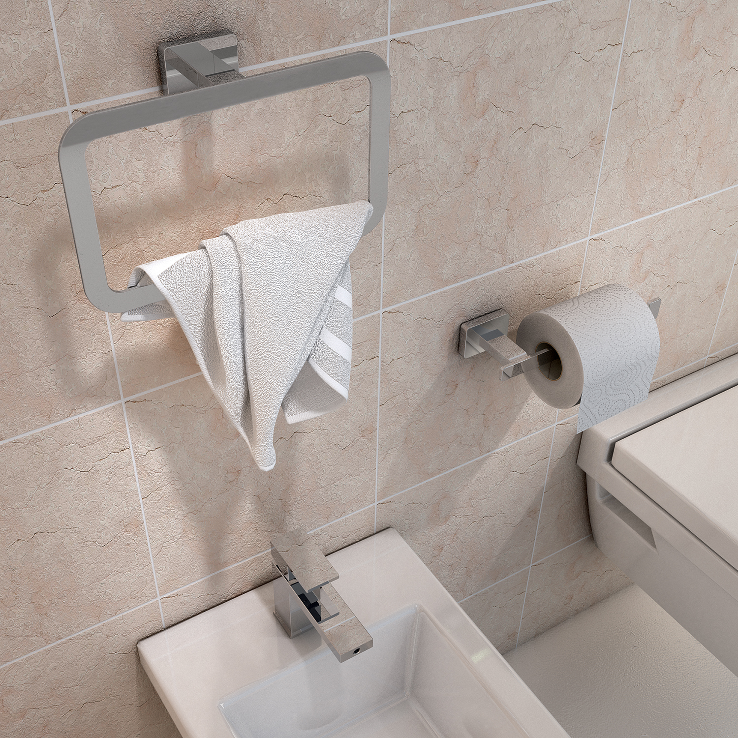 gedy-atena-porte-rouleau-chrome image 5