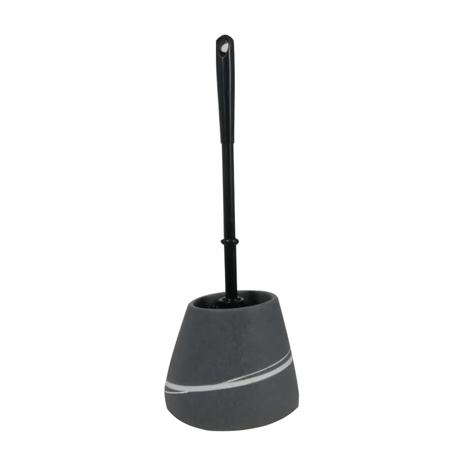 gedy-yvonne-porte-brosse-wc-gris-poser image 1