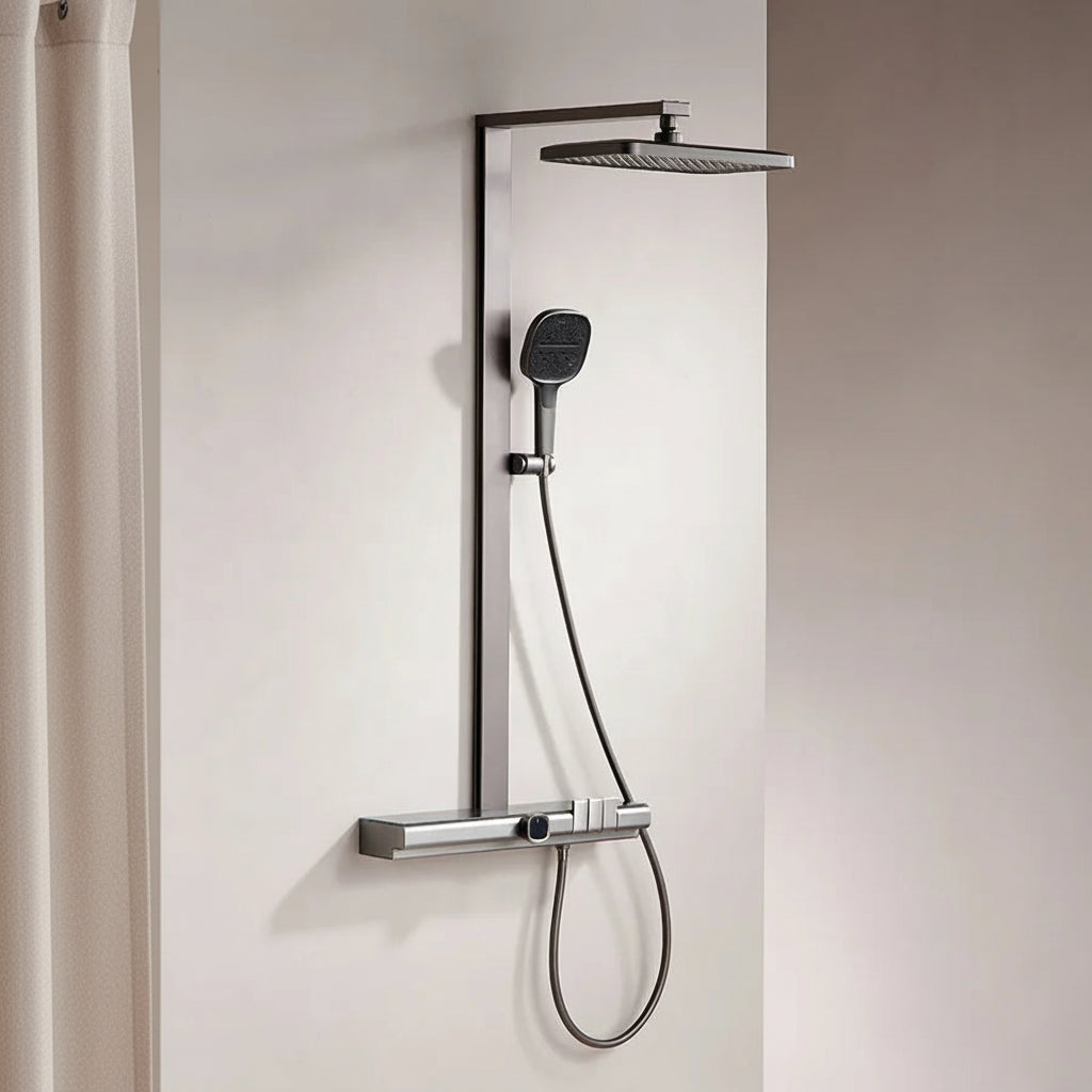 hudor-pernesse-colonne-de-douche-gunmetal-led-laiton image 6