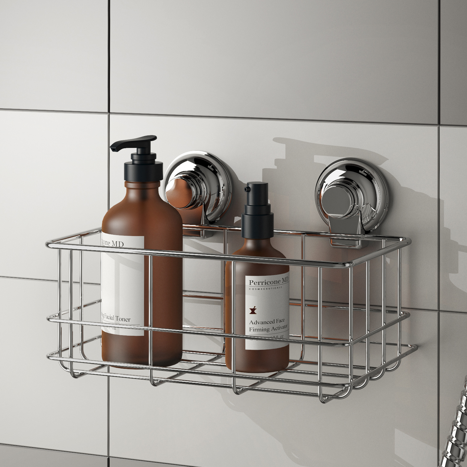 gedy-hot-panier-de-douche-fil-chrome-rectangulaire image 3