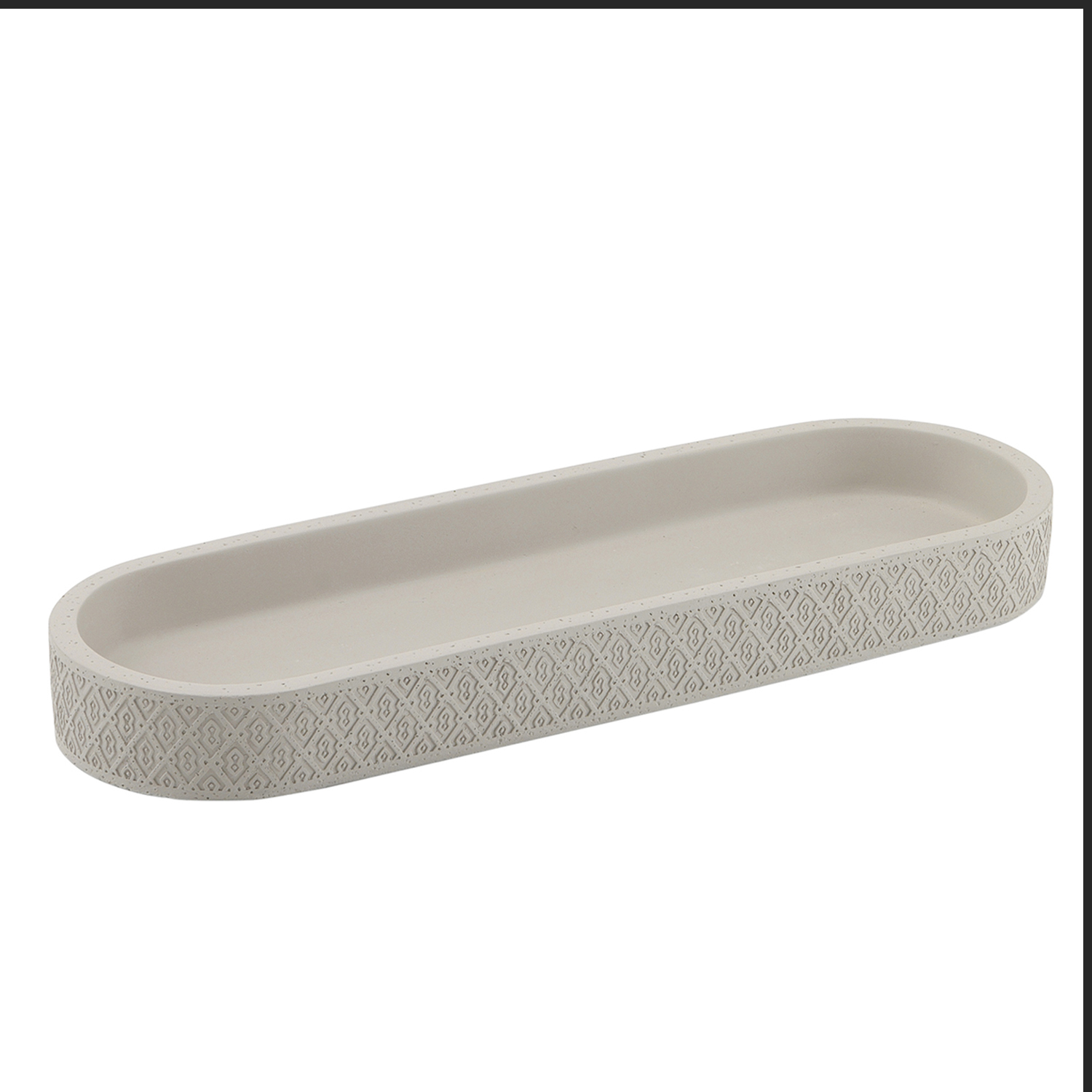 gedy-afrodite-plateau-porte-objets-gris-poser image 7