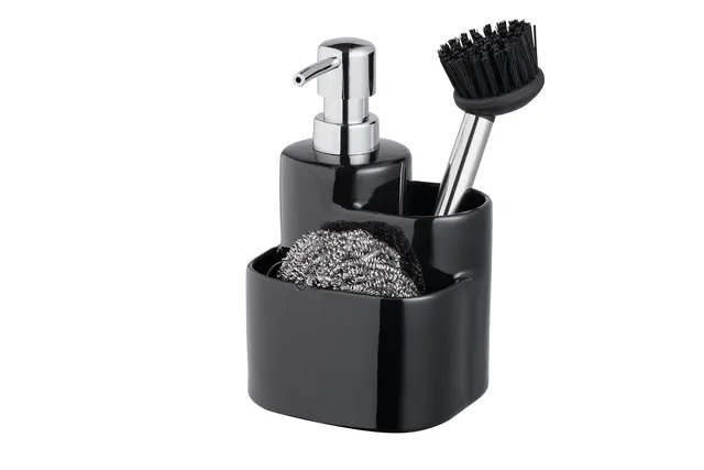 bisk-accessoire-salle-de-bain-compl-mentaire-blanc-verre image 1