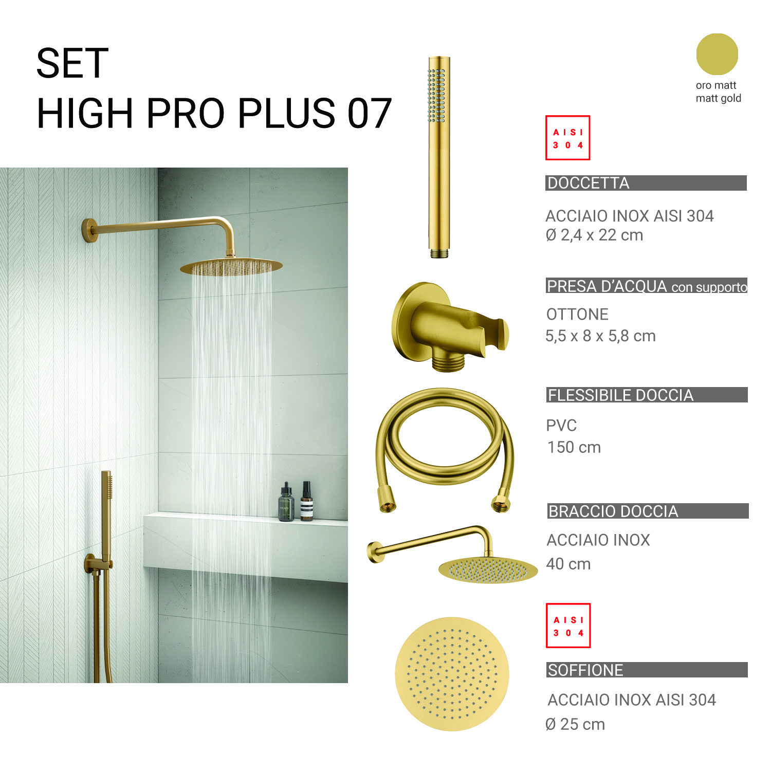 gedy-high-pro-plus-07-ensemble-douche-7-pi-ces-or-mat image 1