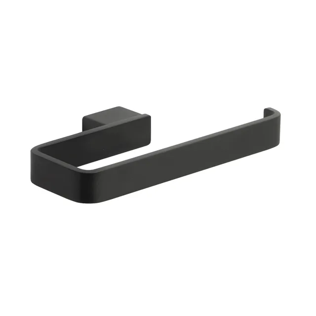 gedy-lounge-anneau-porte-serviettes-noir-mat image 1