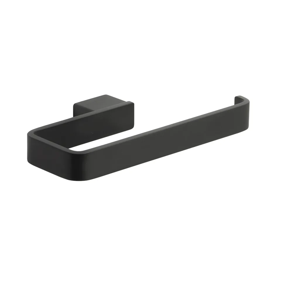 gedy-lounge-anneau-porte-serviettes-noir-mat image 1