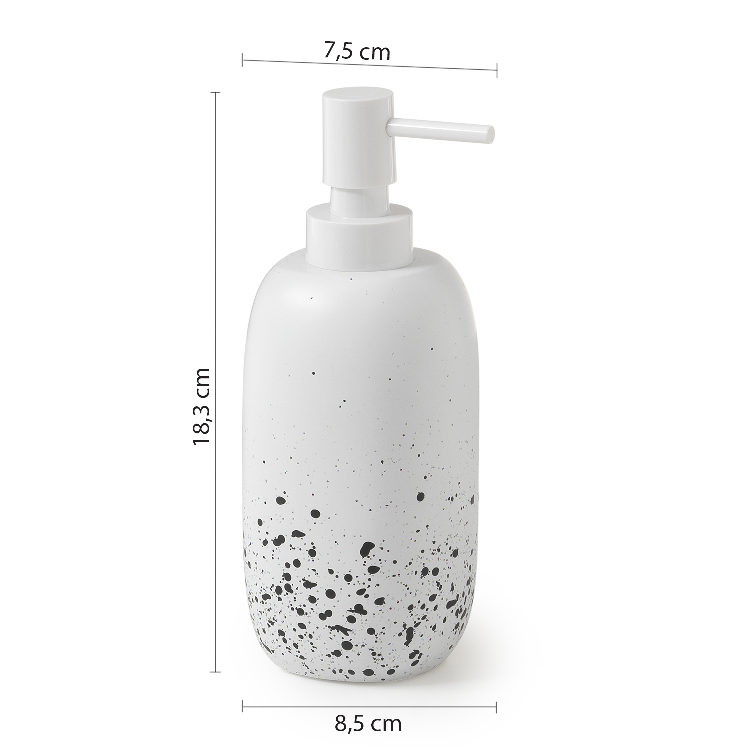 gedy-layla-distributeur-de-savon-blanc-mat image 2