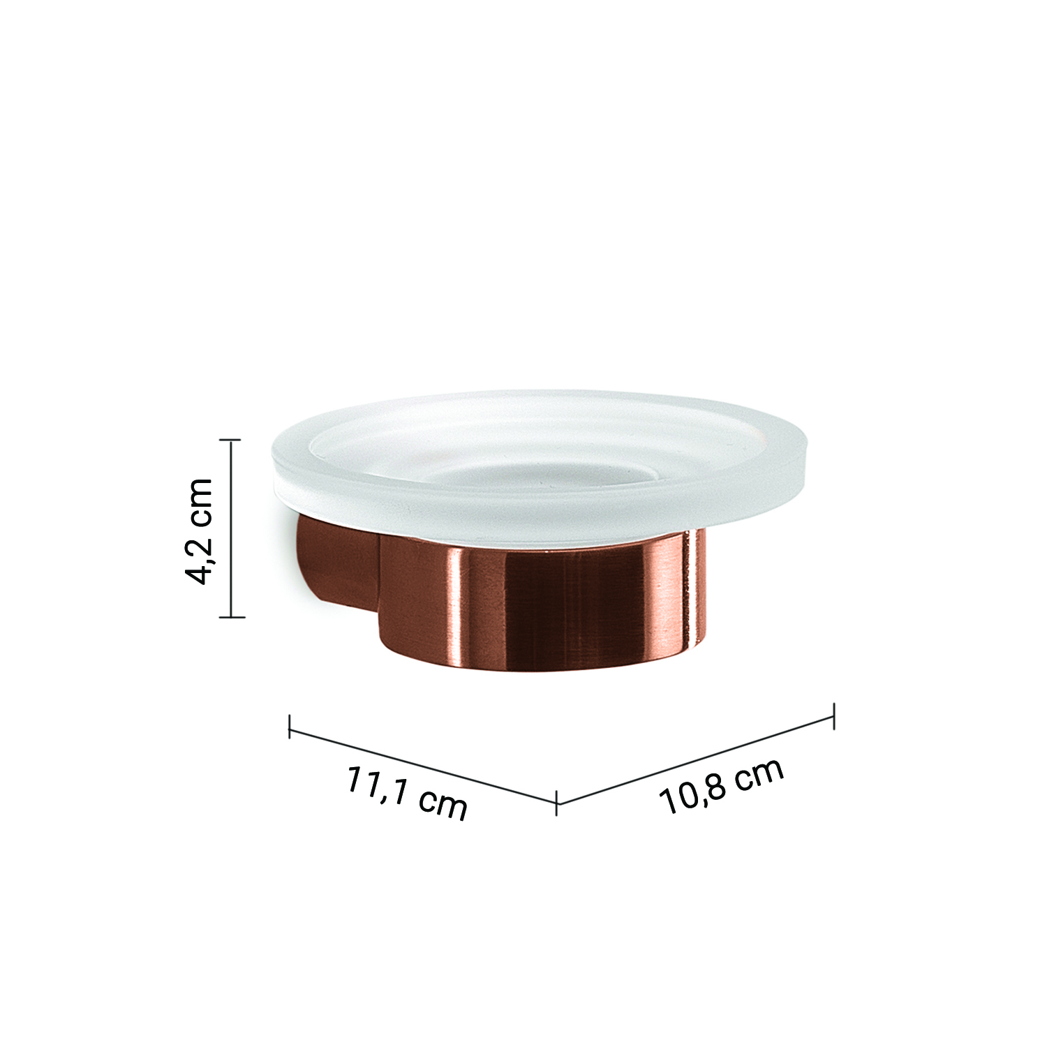 gedy-pirenei-porte-savon-or-rose-fixer image 2