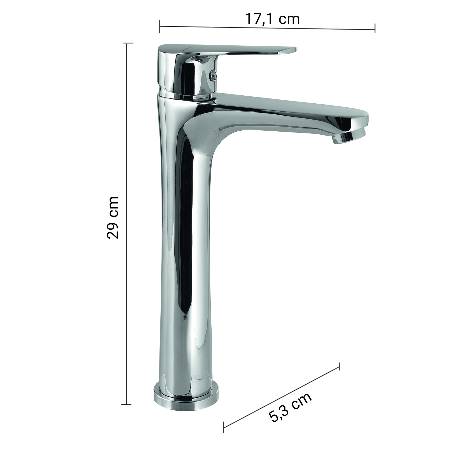 gedy-como-mitigeur-lavabo-haut-chrome image 2