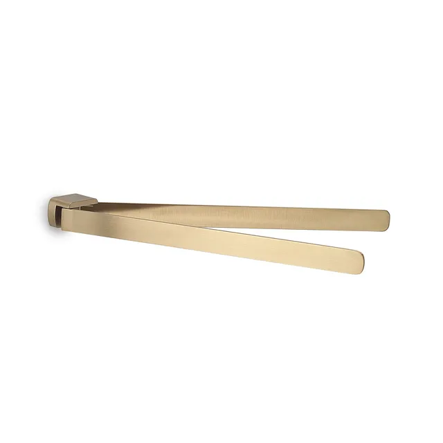 gedy-pirenei-porte-serviette-r-glable-or-mat image 1