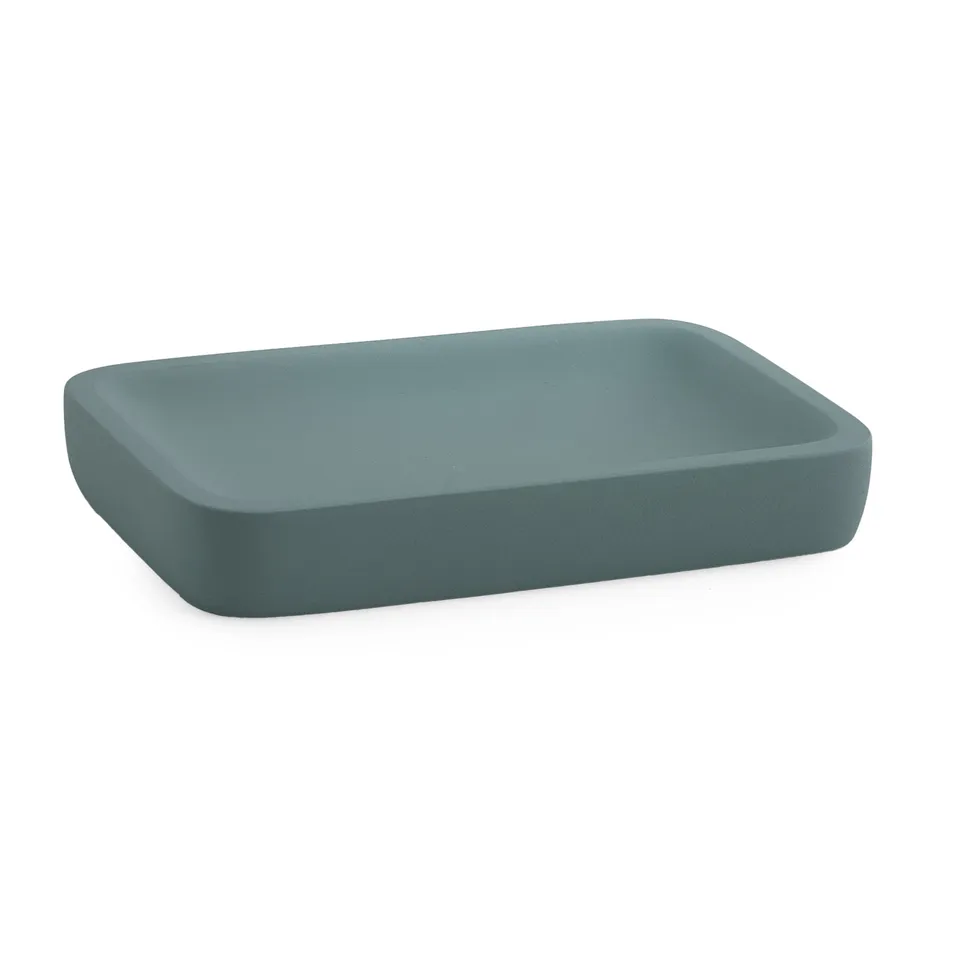 gedy-ylenia-porte-savon-bleu-poudre-mat-poser image 1