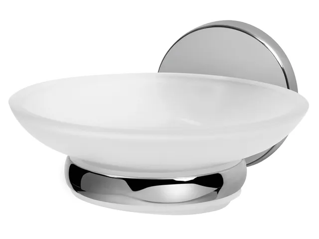 bisk-chroma-porte-savon-mural-inox-chrome image 1