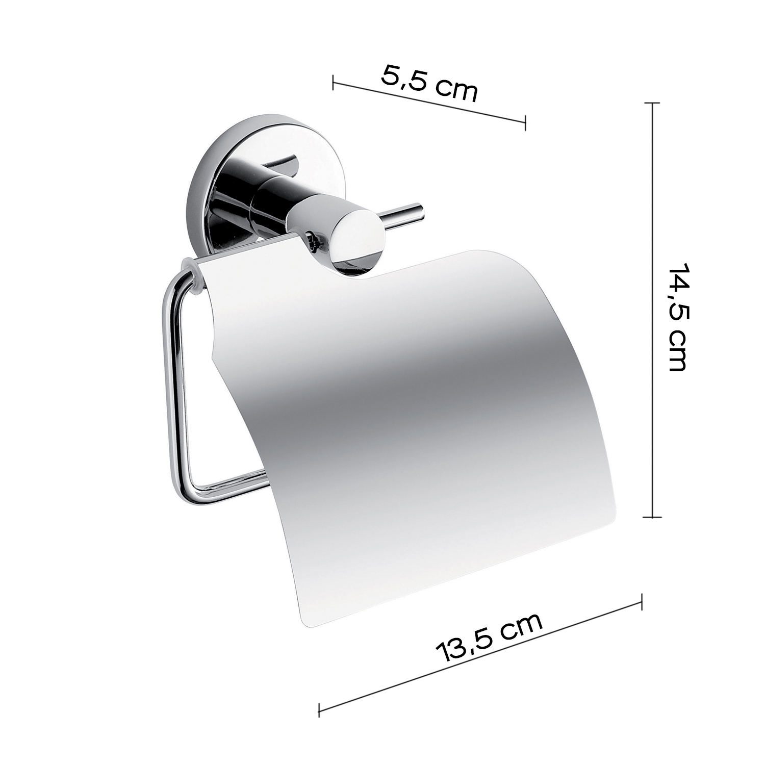 gedy-felce-plus-porte-rouleau-chrome-avec-couvercle image 2