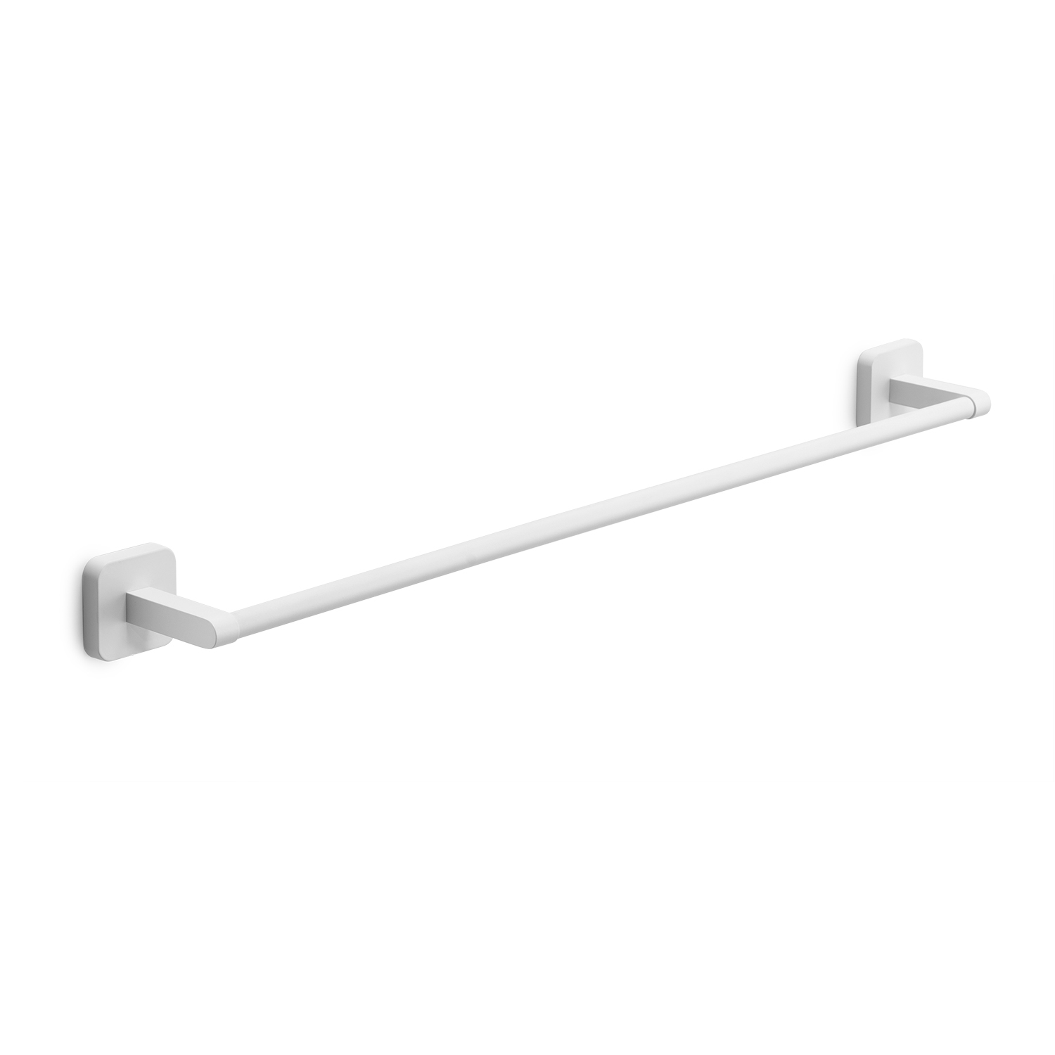 gedy-tonga-porte-serviette-60-cm-blanc-mat-mural image 1