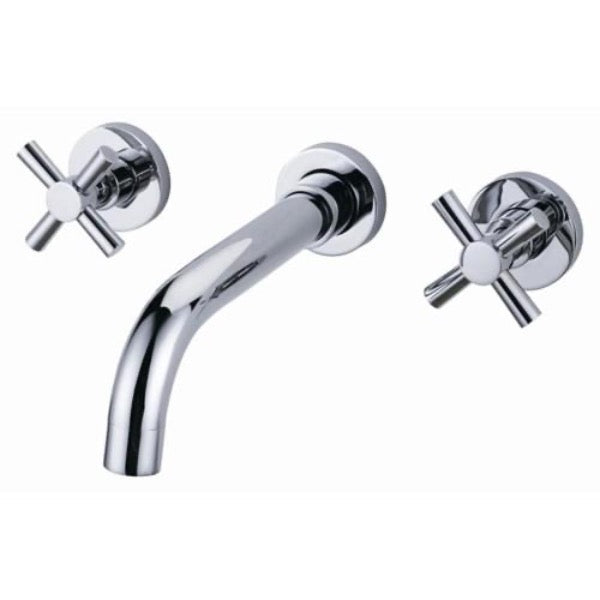 hudor-rymanthe-532-robinet-lavabo-mural-chrom-3-trous image 1