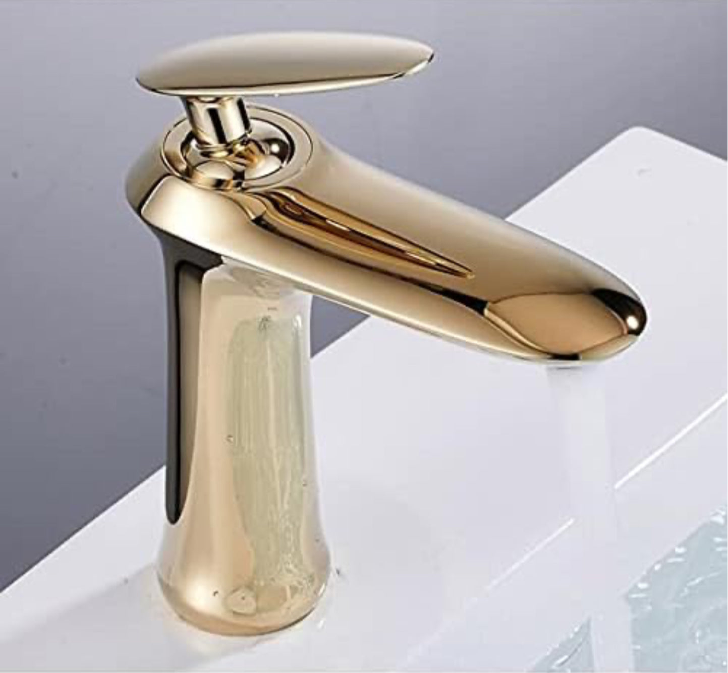 hudor-scamandre-mitigeur-lavabo-dor-poli-inox image 2