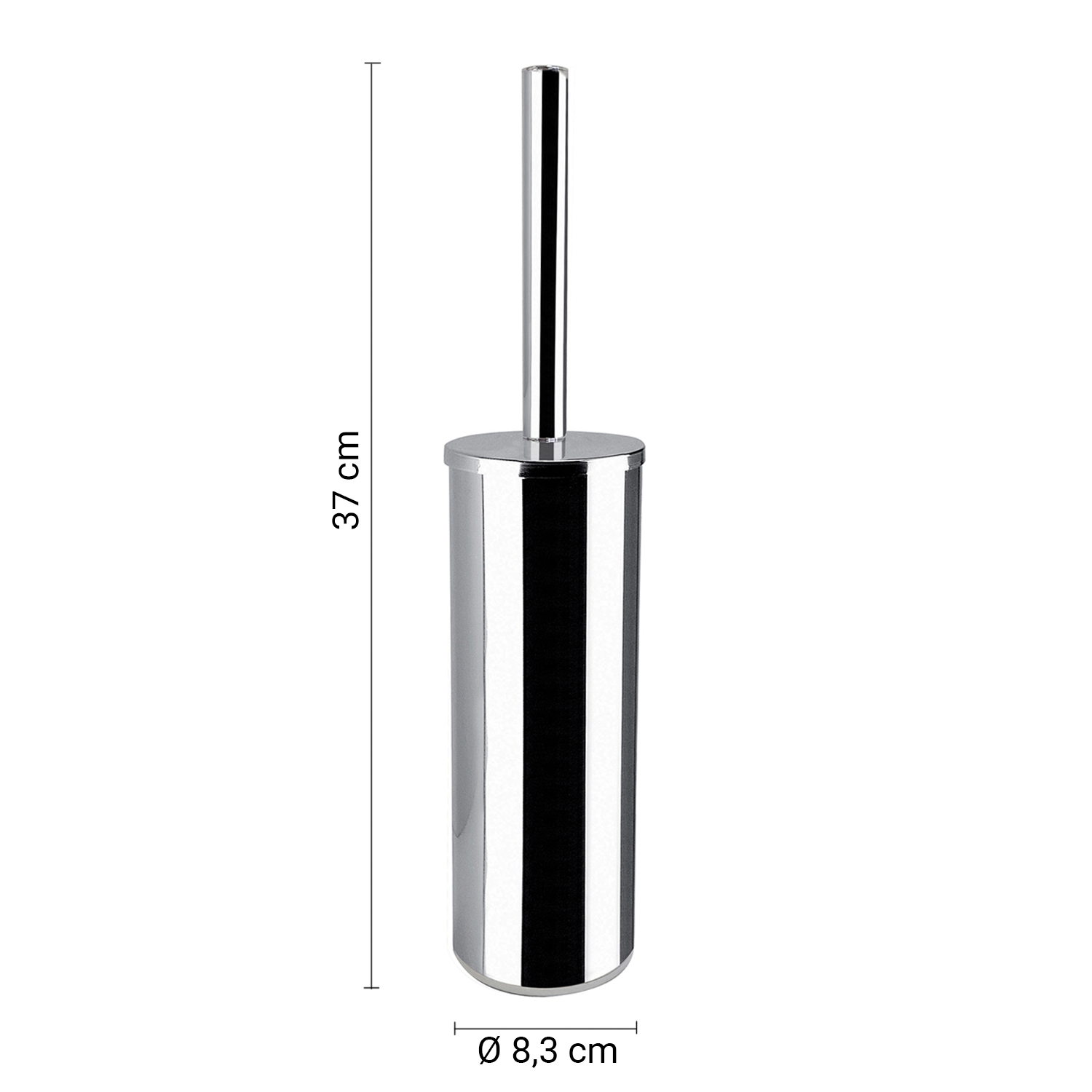 gedy-fuji-porte-brosse-wc-chrome-poser image 2