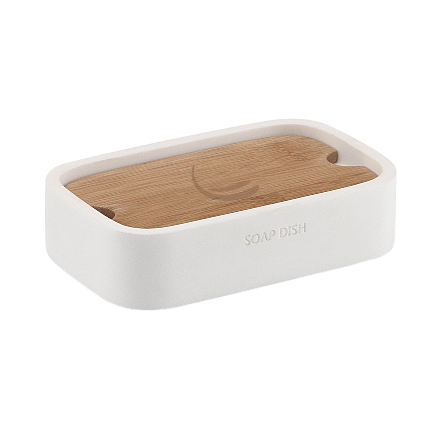 gedy-accessoires-poser-ninfea-porte-savon-blanc-mat image 1
