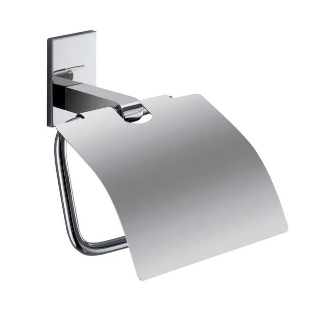 gedy-maine-porte-rouleau-couvercle-chrome image 1