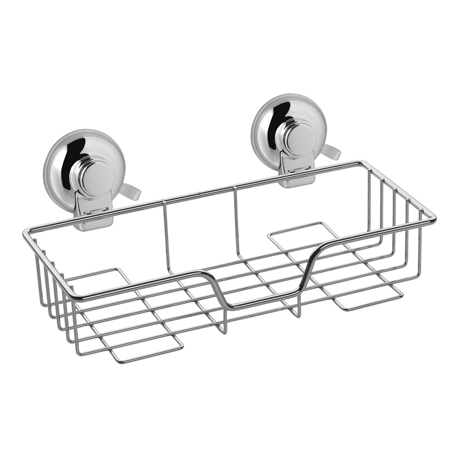 gedy-hot-panier-de-douche-fil-rectangulaire-chrome image 1