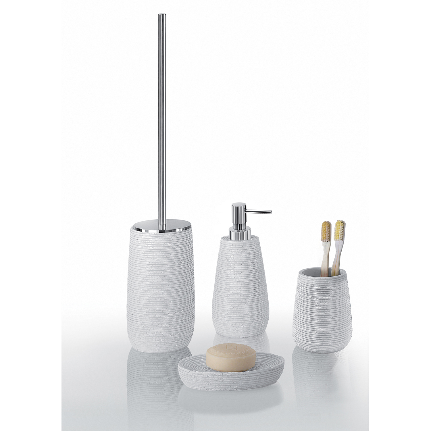 gedy-gemini-porte-brosse-wc-blanc image 3