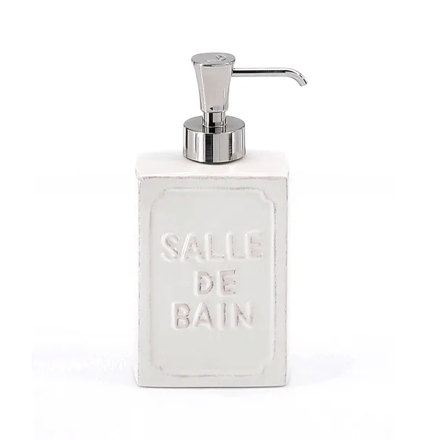 gedy-vivienne-distributeur-de-savon-blanc-poser image 1
