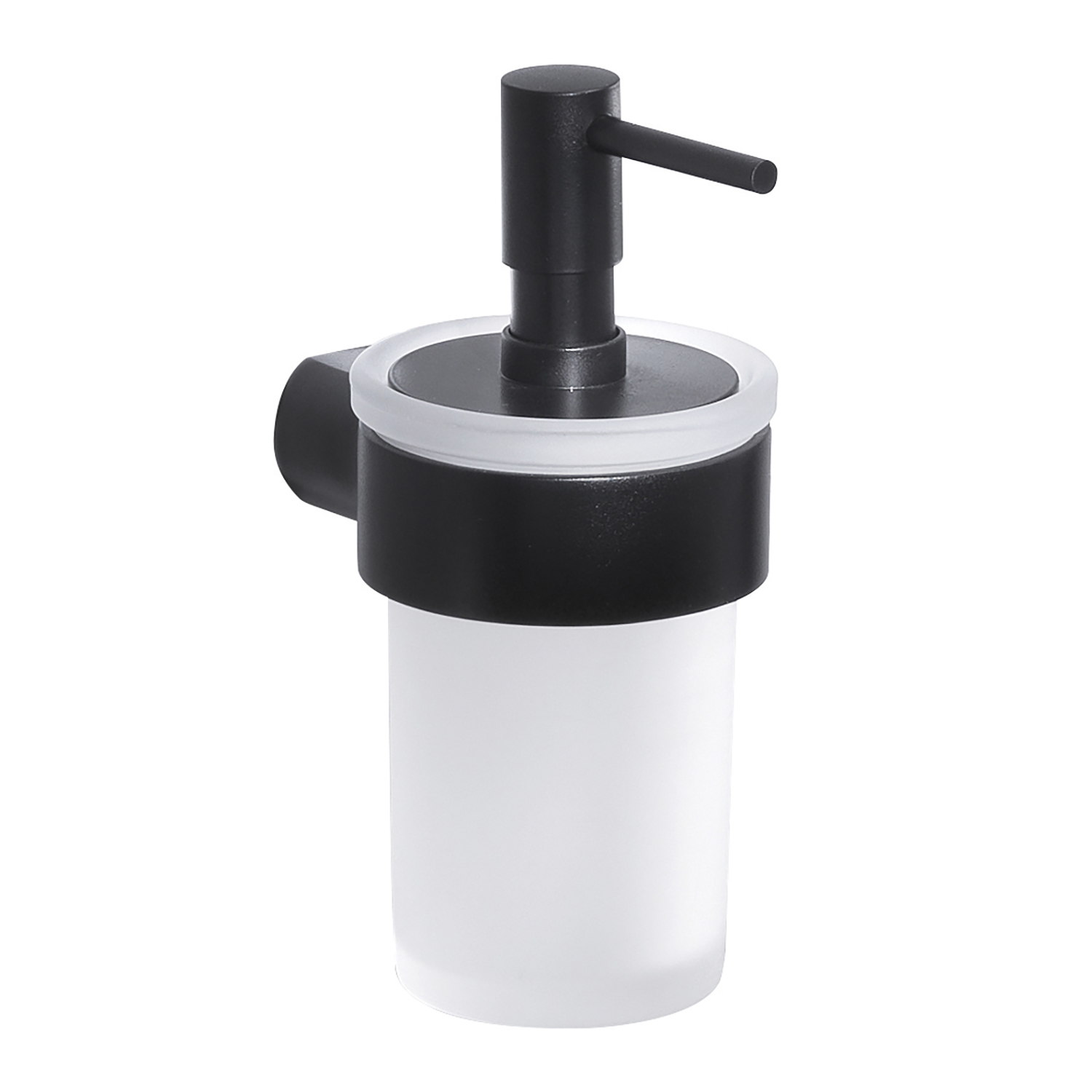 gedy-pirenei-distributeur-savon-noir-mat image 1