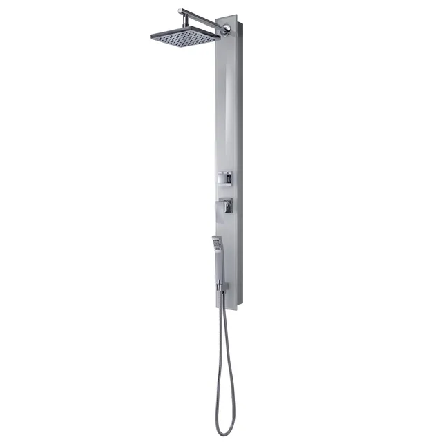 gedy-style-00-panneau-de-douche-verre-argent image 1