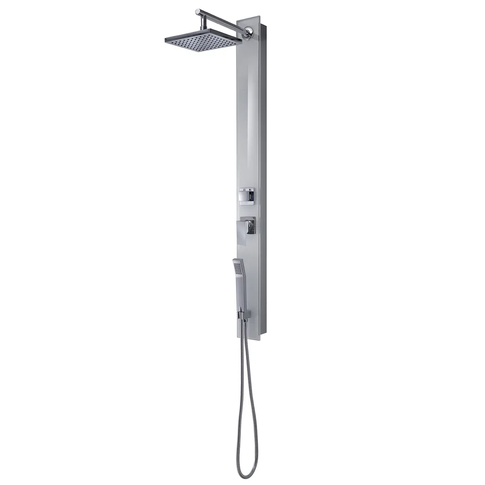 gedy-style-00-panneau-de-douche-verre-argent image 1