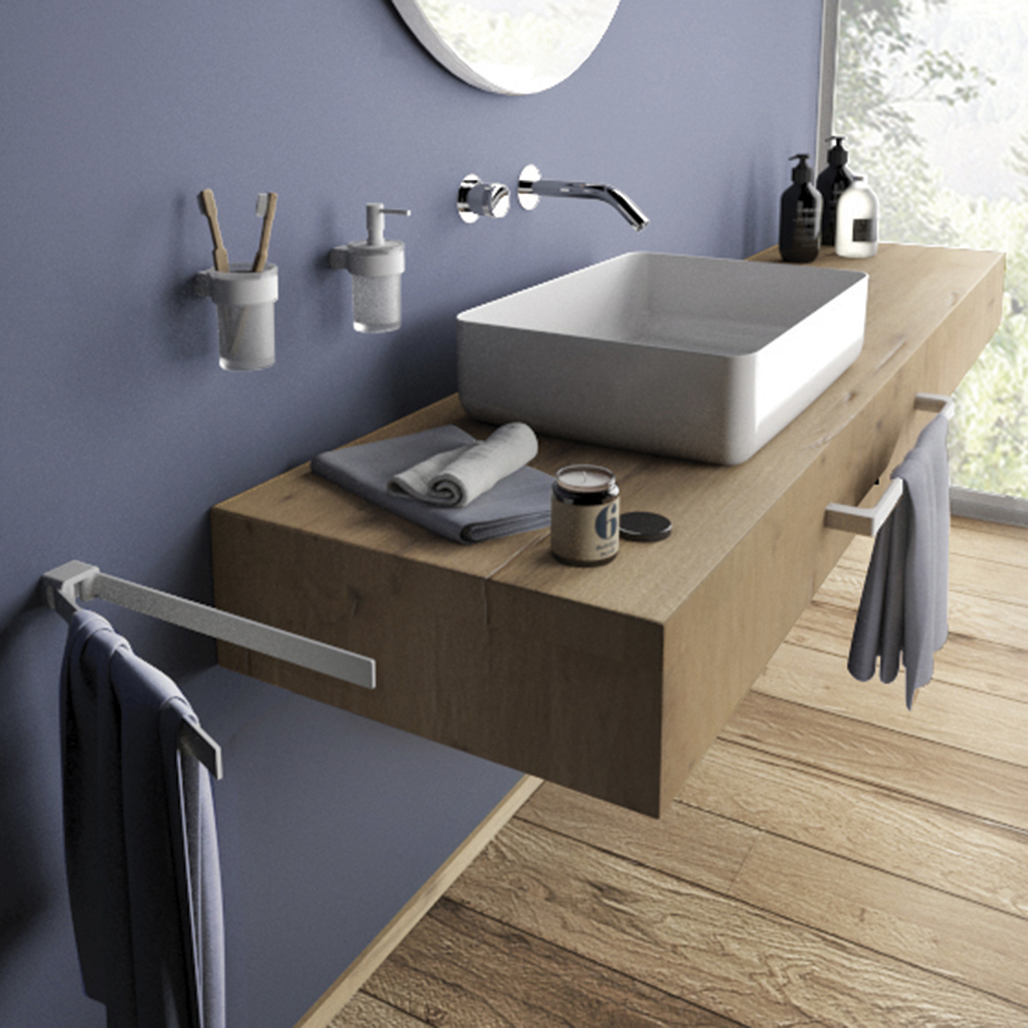 gedy-pirenei-porte-brosse-dents-blanc-mat-poser image 3