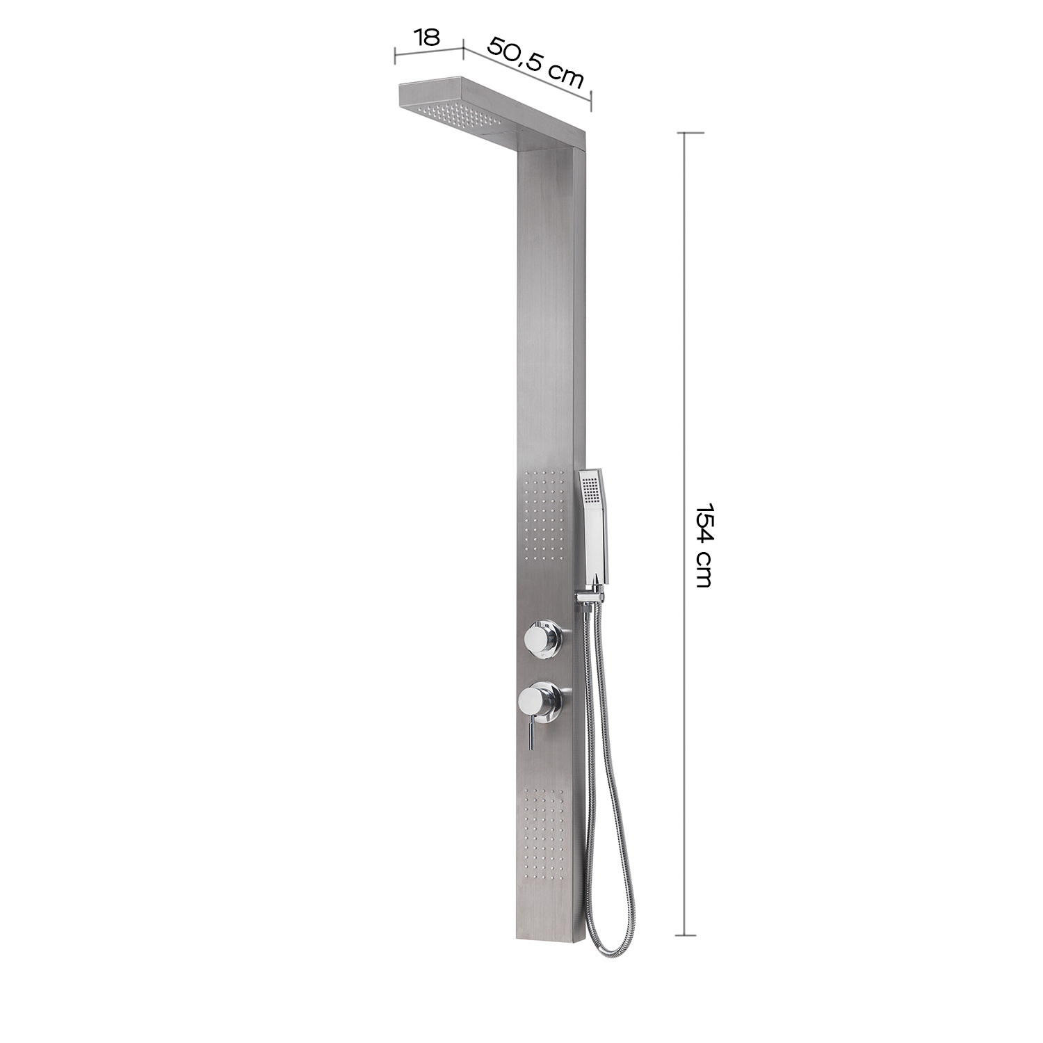 gedy-cascade-00-panneau-douche-inox-bross-multifonction image 2
