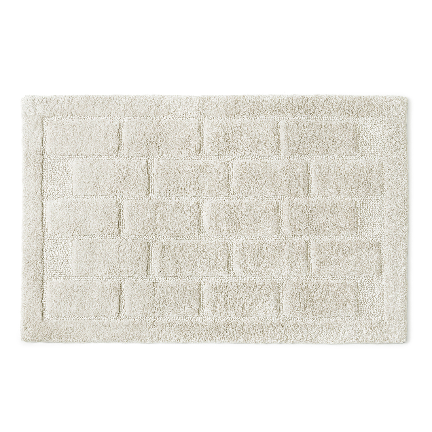gedy-tile-tapis-de-bain-120x65-cm-blanc image 1