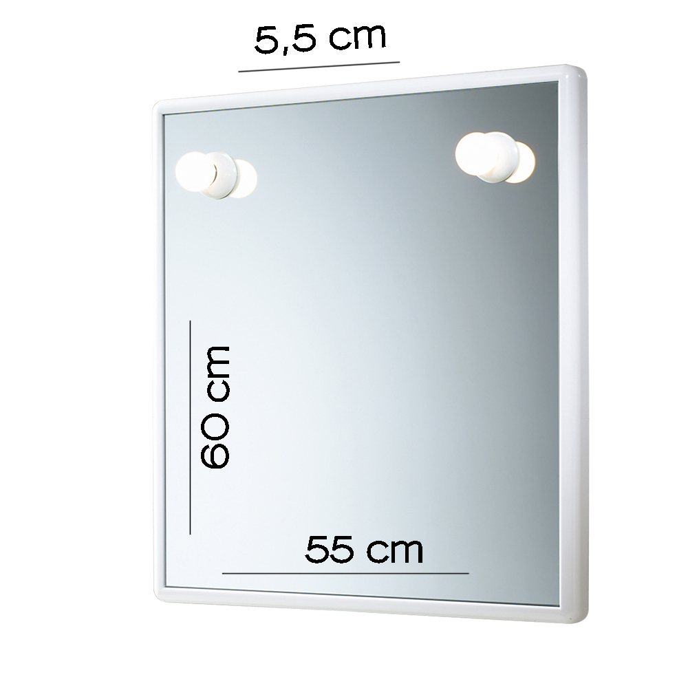 gedy-junior-miroir-lumineux-55x60-cm-avec-clairage image 2